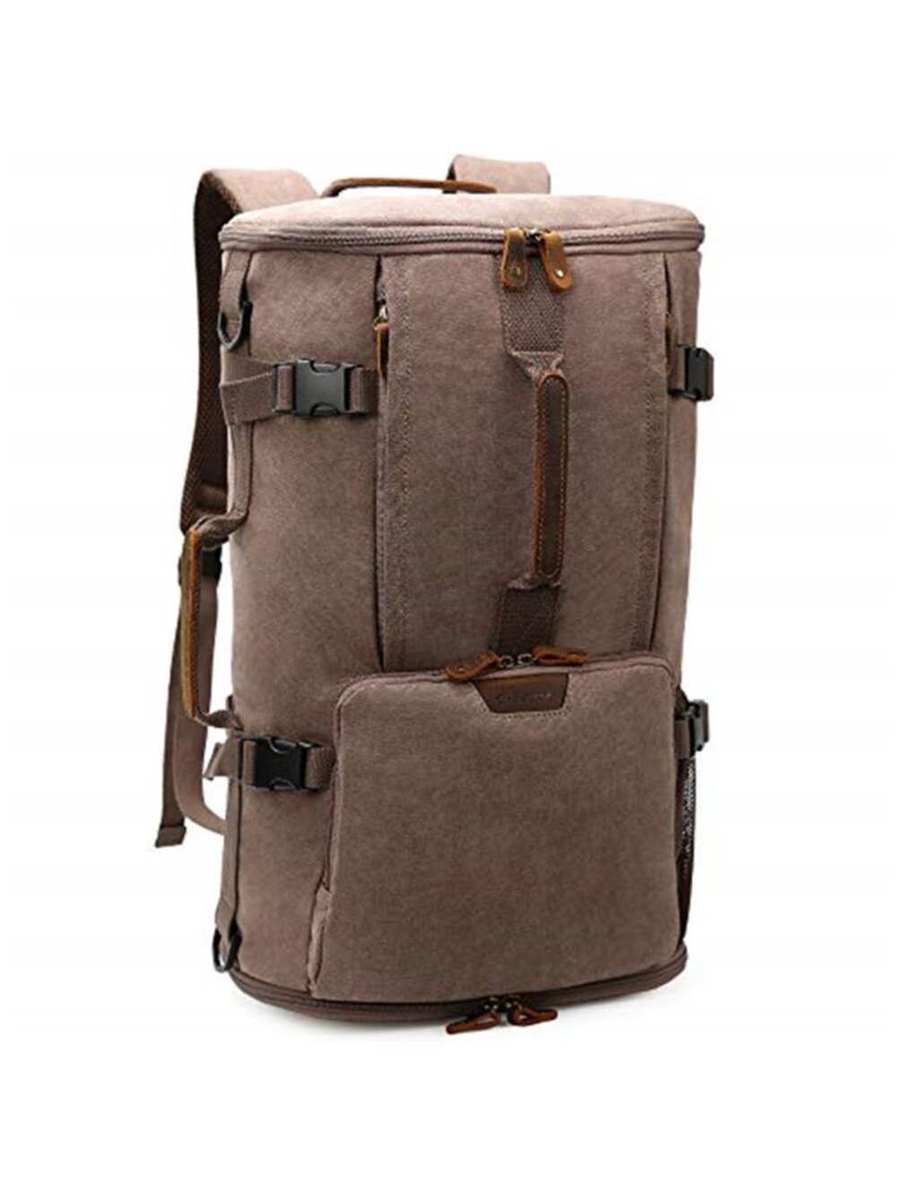 Canvas Travel Backpack 40L Carry On Weekender Duffel Laptop Overnight Bag
